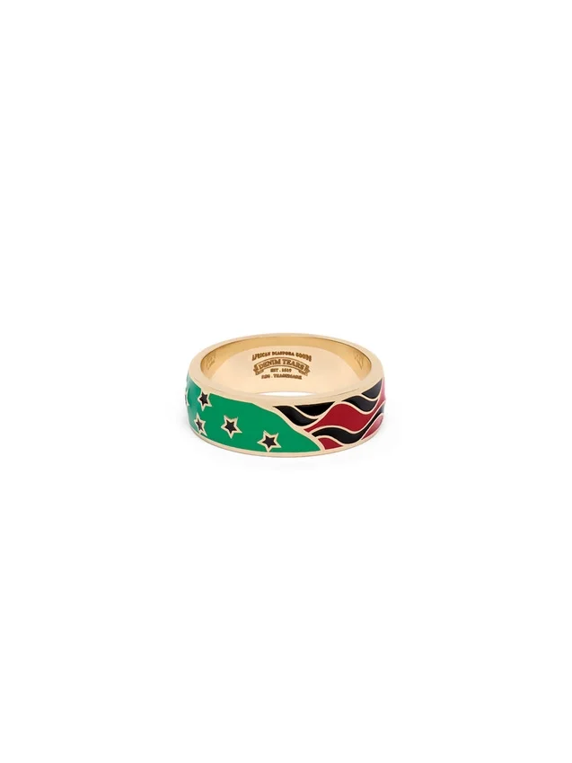 Anillo con bandera