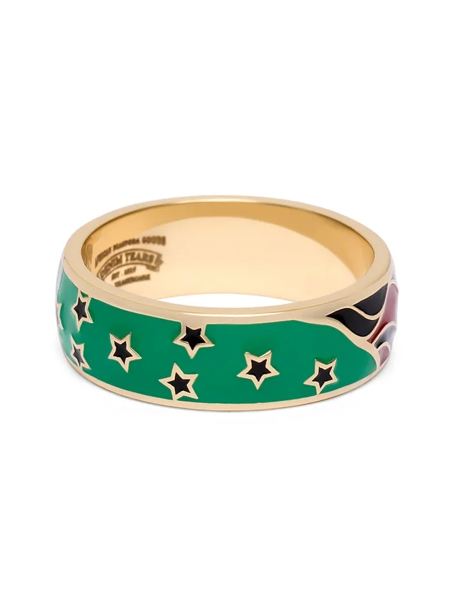 Anillo con bandera