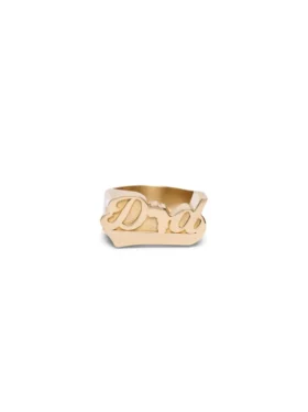 Anillo «Dad» de oro