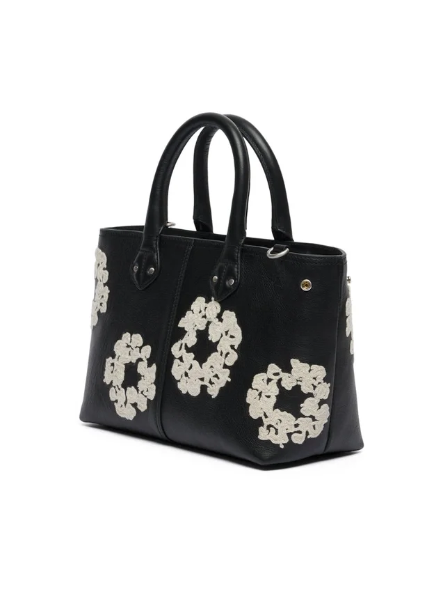 Bolso de cuero «Cotton Wreath», pequeño