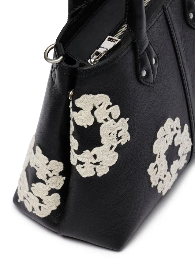 Bolso de cuero «Cotton Wreath», pequeño