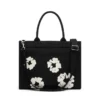 Bolso de lona «Cotton Wreath» grande