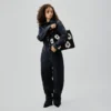 Bolso de lona «Cotton Wreath» grande