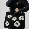 Bolso de lona «Cotton Wreath» grande