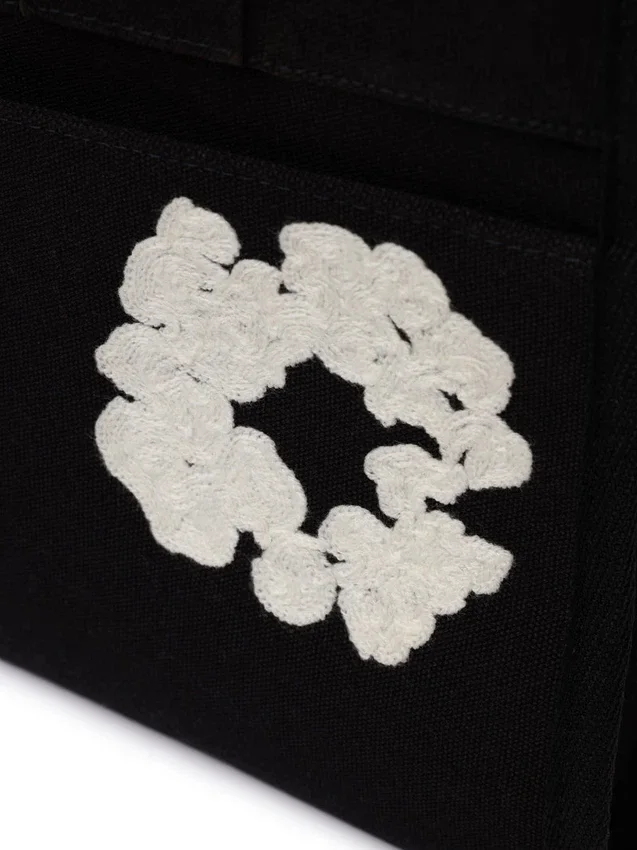 Bolso de lona «Cotton Wreath» pequeño