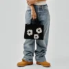 Bolso de lona «Cotton Wreath» pequeño
