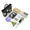 Bolso de piel «Cotton Wreath» grande
