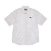 Camisa de manga corta con botones DT Panther, color blanco