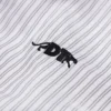 Camisa de manga corta con botones DT Panther, color blanco