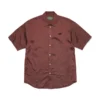 Camisa de manga corta con botones DT Panther, color rojo