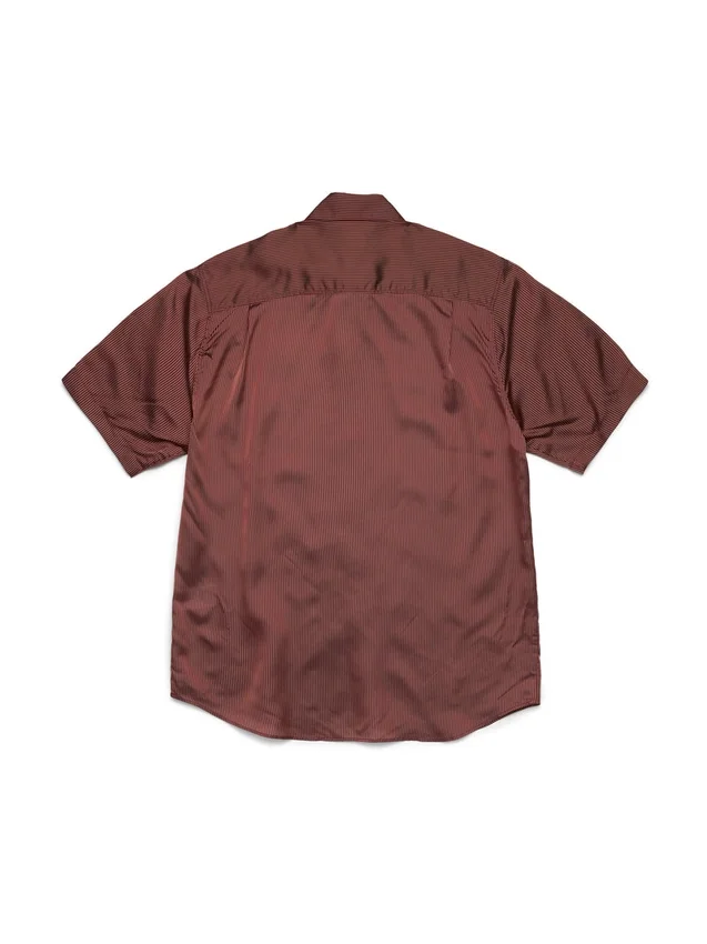 Camisa de manga corta con botones DT Panther, color rojo
