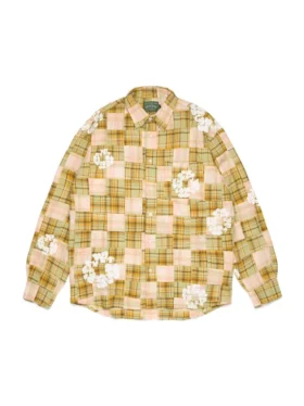 Camisa de manga larga con botones «Cotton Wreath» de Madras
