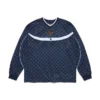 Camisa de tiro azul marino