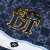 Camisa de tiro azul marino