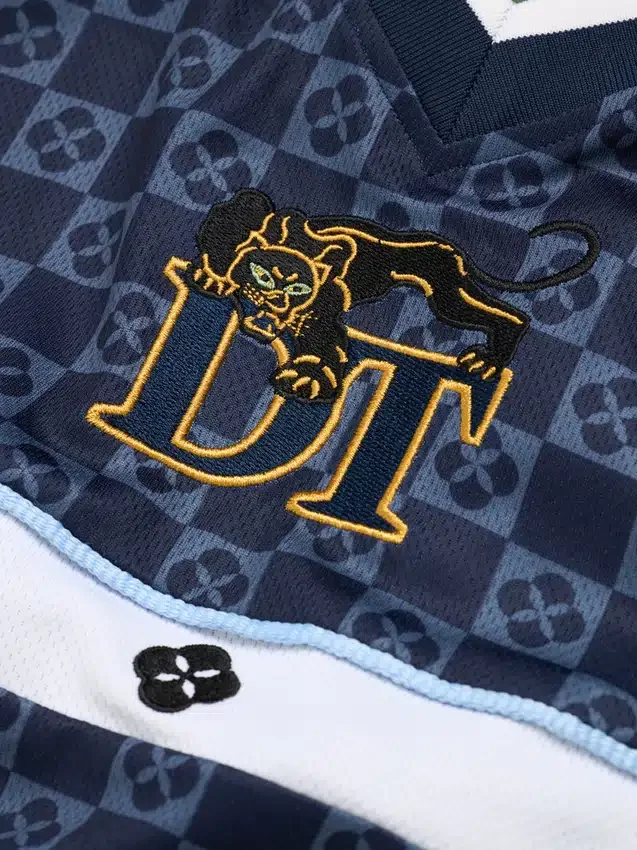 Camisa de tiro azul marino
