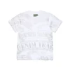 Camiseta ADG con estampado de pancarta, blanca