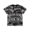 Camiseta con estampado de pancarta de ADG, negra