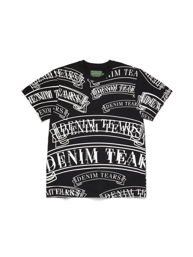 Camiseta con estampado de pancarta de ADG, negra
