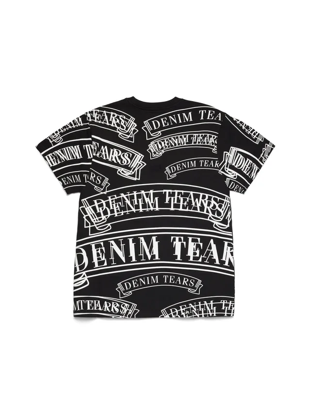 Camiseta con estampado de pancarta de ADG, negra