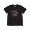 Camiseta con estrella panafricana, negra