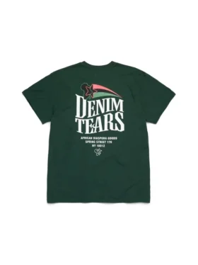 Camiseta con estrella panafricana verde