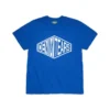 Camiseta con logotipo en 3D azul