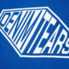 Camiseta con logotipo en 3D azul