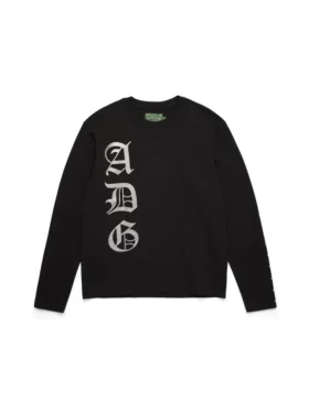 Camiseta de manga larga ADG Scripture negra
