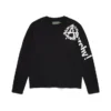 Camiseta de manga larga «Anarchy Wreath», negra