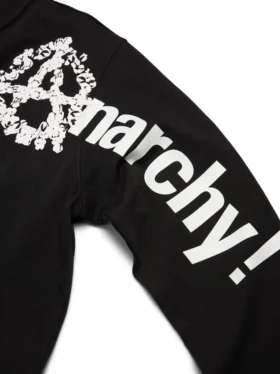 Camiseta de manga larga «Anarchy Wreath», negra