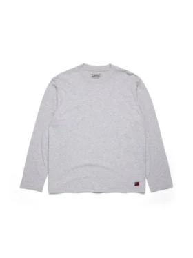 Camiseta de manga larga DT Flag, paquete de 3, color gris