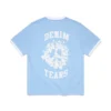Camiseta Denim U Ringer azul claro