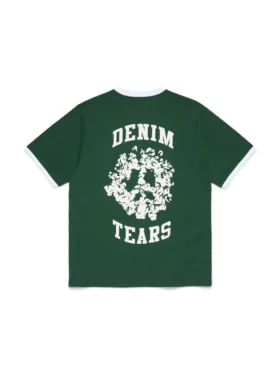 Camiseta Denim U Ringer verde