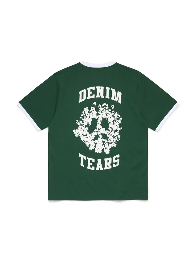 Camiseta Denim U Ringer verde