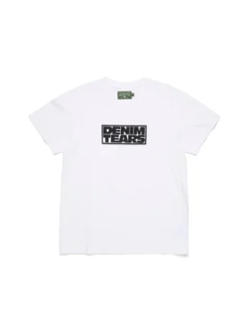 Camiseta Larmes de Denim blanca