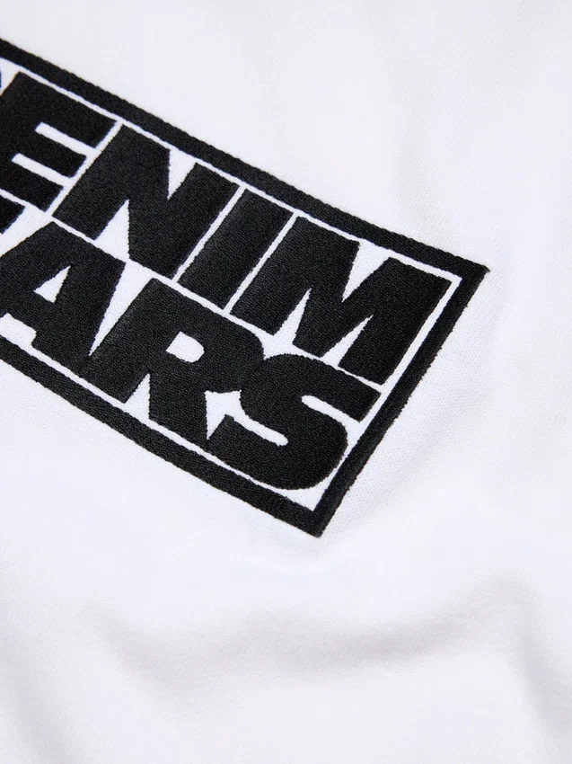 Camiseta Larmes de Denim blanca