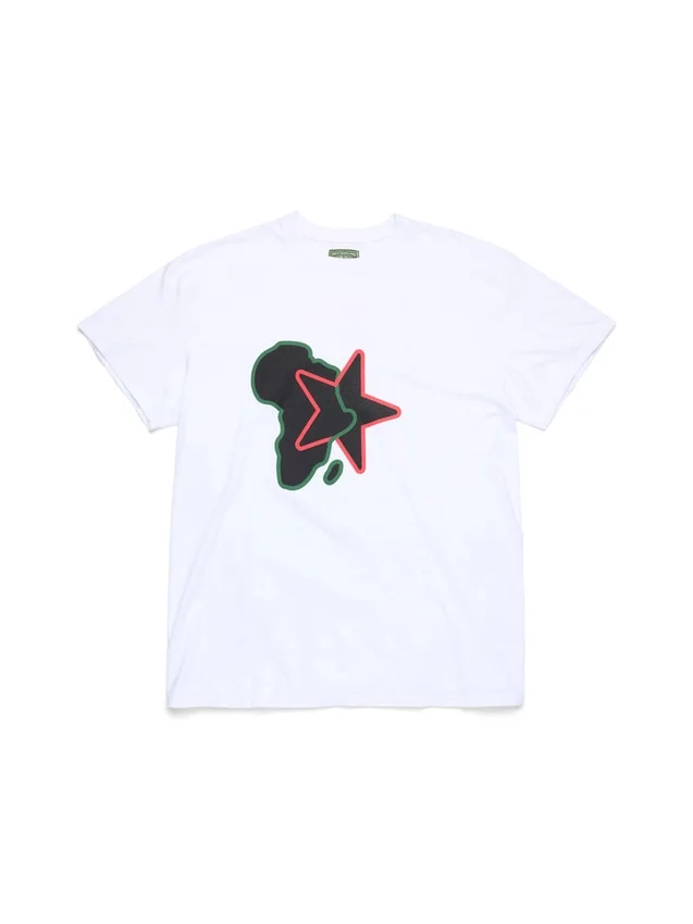 Camiseta Pan-African Star blanca