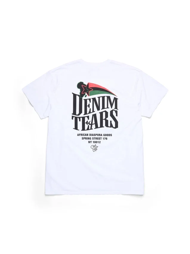 Camiseta Pan-African Star blanca