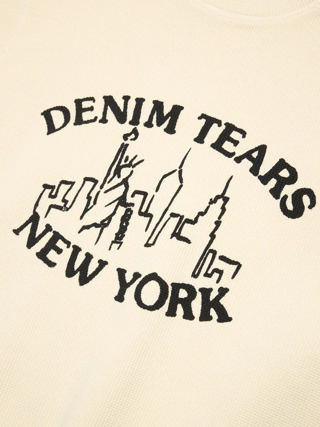 Camiseta térmica Skyline en color avena