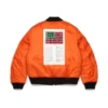 Chaqueta bomber MA-1 de Cotton Wreath, negra