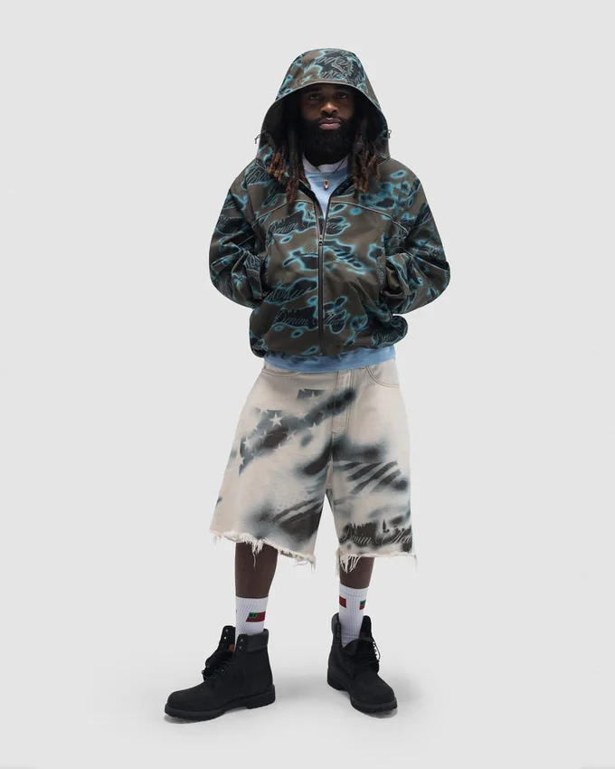 Chaqueta con costuras selladas «Cloud Camo»