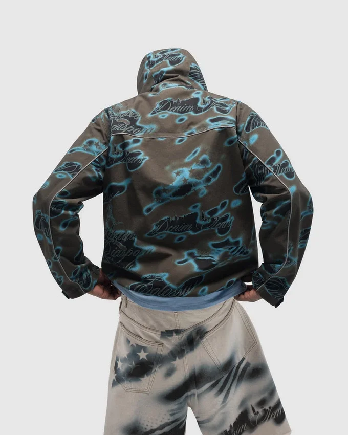 Chaqueta con costuras selladas «Cloud Camo»