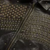 Chaqueta de cuero con tachuelas «Libertas»