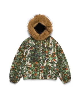 Chaqueta de trabajo con capucha «Birch Camo», verde camuflaje