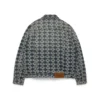 Chaqueta Denim con estampado de coronas en jacquard
