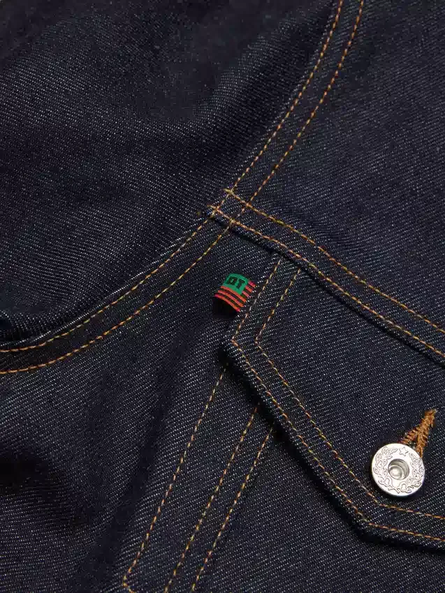 Chaqueta Denim con orillo