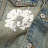 Chaqueta Denim «Cotton Wreath» con lavado sucio