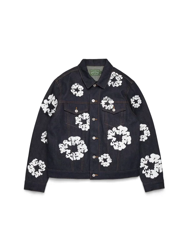 Chaqueta Denim Cotton Wreath con orillo