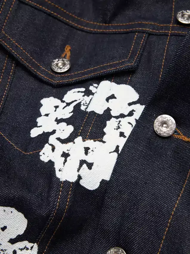 Chaqueta Denim Cotton Wreath con orillo