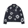 Chaqueta Denim «Cotton Wreath» con tachuelas y ribete